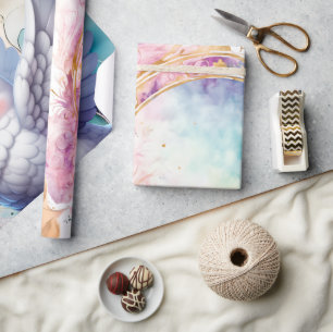 Colourful Dove Wrapping Paper