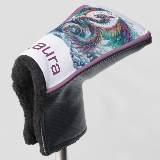 Colourful Dragon Golf Head Cover (3/4 Front)