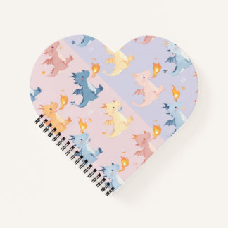 Colourful Dragon Notebook Fantasy Cute Journal 