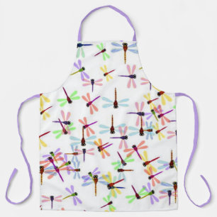 Colourful dragonflies apron