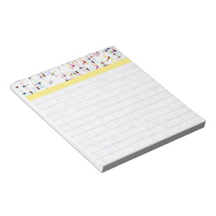 Colourful dragonflies notepad