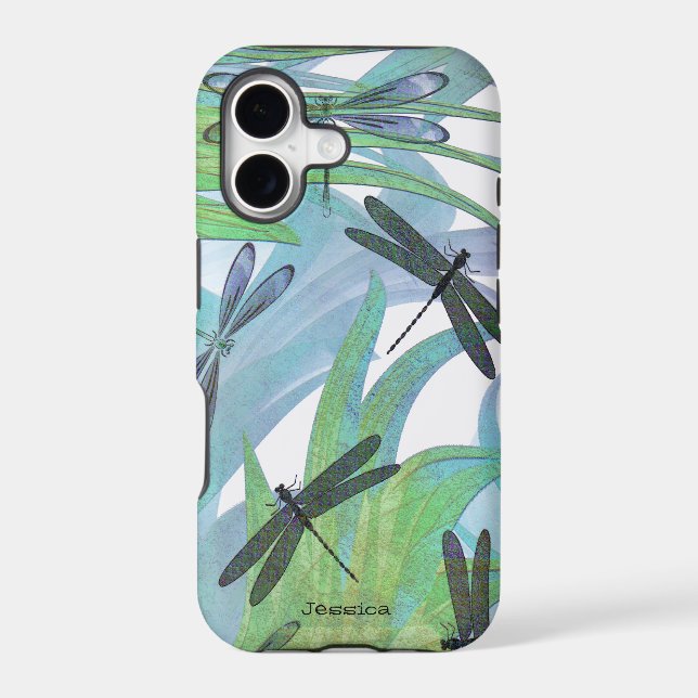 Colourful Dragonfly Abstract Custom (Back)