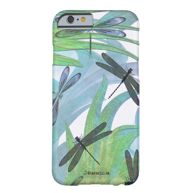Colourful Dragonfly Abstract Custom Case-Mate iPhone Case (Back)