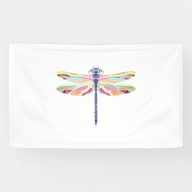 Colourful dragonfly  banner (Horizontal)