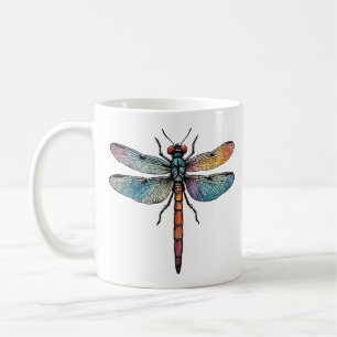 Colourful Dragonfly Coffee Mug