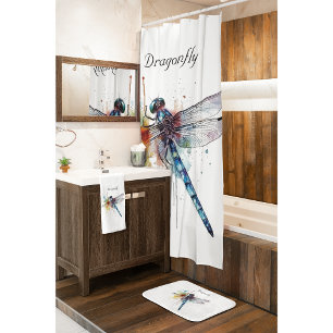 colourful dragonfly customisable  wash cloth
