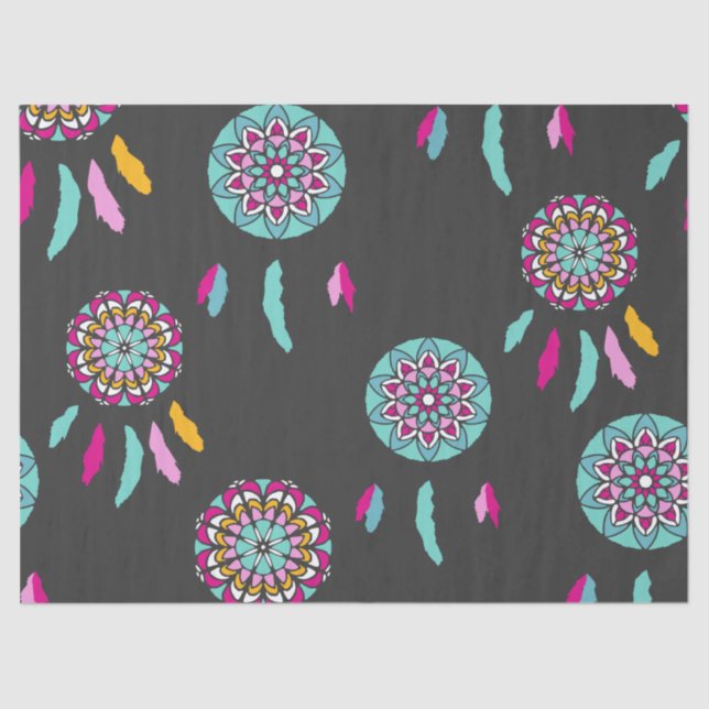 colourful dreamcatcher tissue paper (Front)