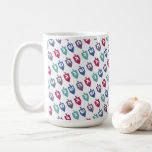 Colourful Dreidels Hanukkah Coffee Mug<br><div class="desc">Show your Hanukkah cheer with this colourful coffee mug! Filled with dreidels and spreading the good vibes wishing Happy Hanukkah to all who celebrate! Colourful dreidels with the letters nun, gimel, hey, and shin, remind us of the sentence "Nes Gadol Haya Sham" - "A great miracle happened there". It's also...</div>