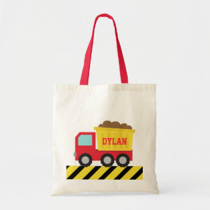 Colourful Dump Truck, Construction Vehicle for Boy Tote Bag