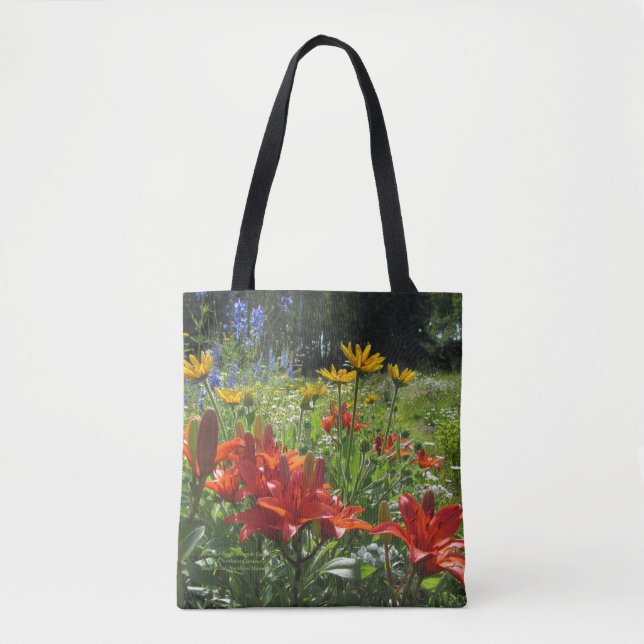 Colourful Early Summer Gardens! Tote Bag (Front)