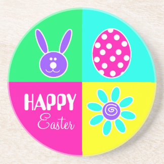 Colourful Easter Coaster