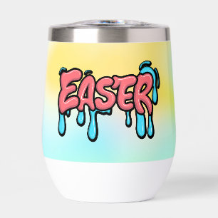 Colourful Easter Drip Text Graffiti Style Design