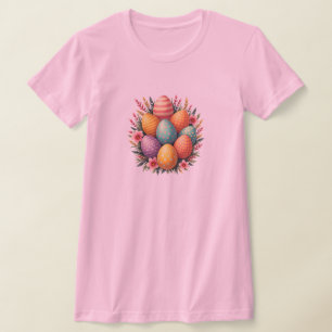 Colourful Easter Egg Bouquet T-Shirt 