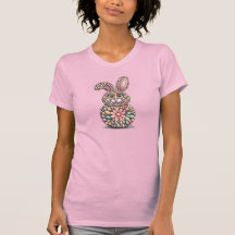 Colourful Easter Egg Bunny T-Shirt