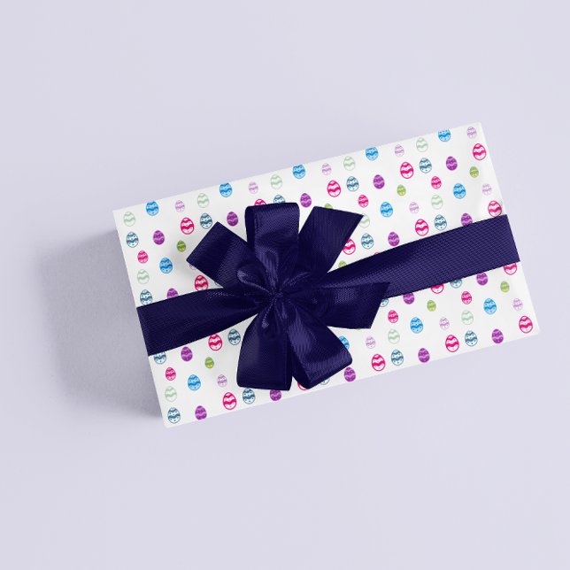 Colourful Easter Egg Pattern Wrapping Paper Sheets (Creator Uploaded)