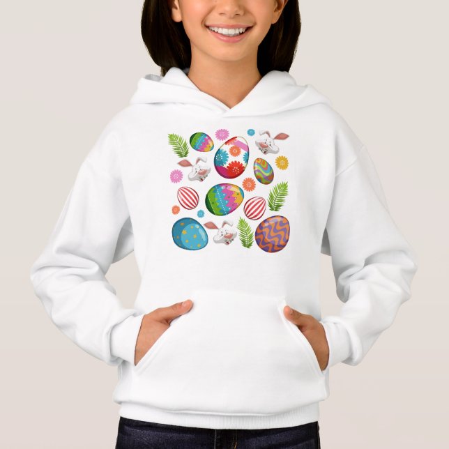 Colourful Easter Eggs Bunny Faces-23172 (Front)