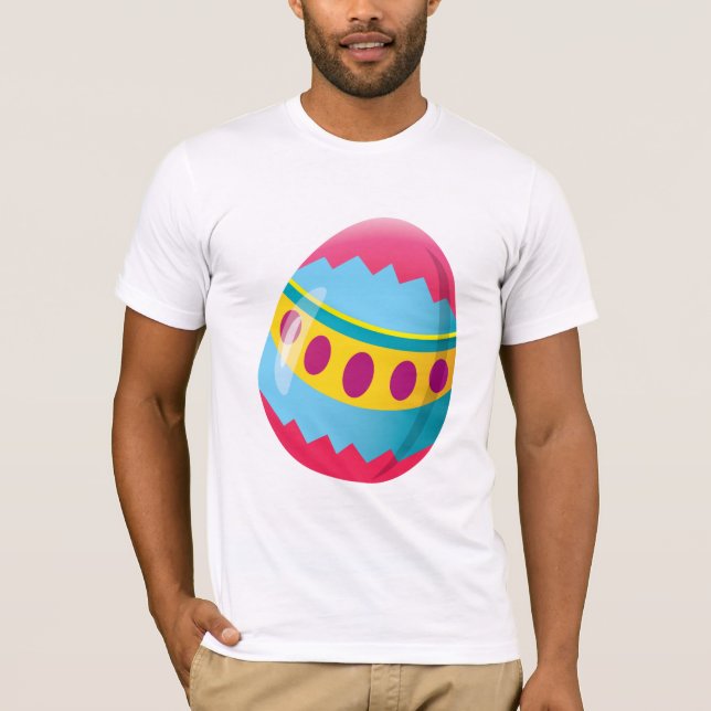 Colourful Easter Eggs - Fiesta Colours T-Shirt (Front)