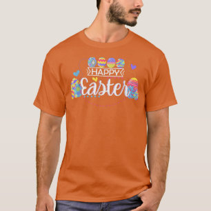 Colourful Easter Eggs Girls Women T-Shirt