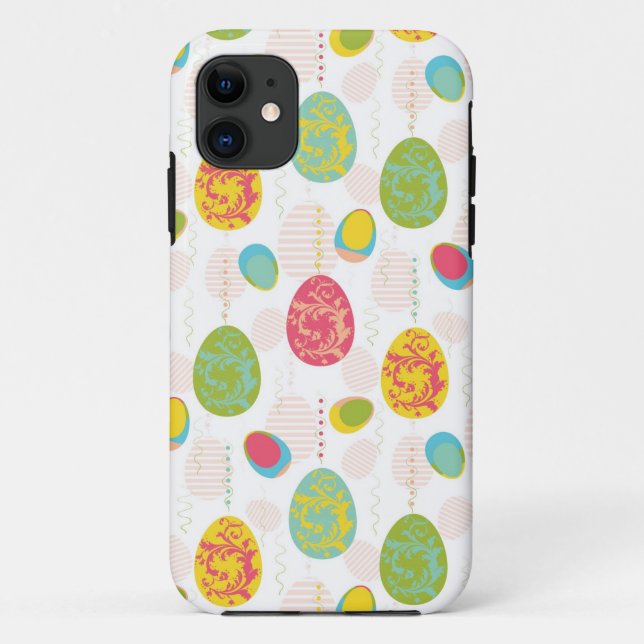 Colourful Easter Eggs Pattern Case-Mate iPhone Case (Back)