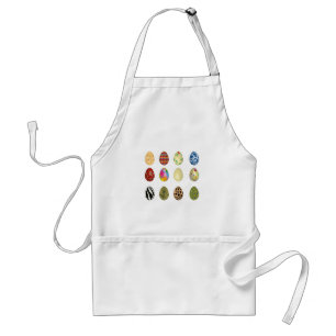 colourful easter eggs standard apron