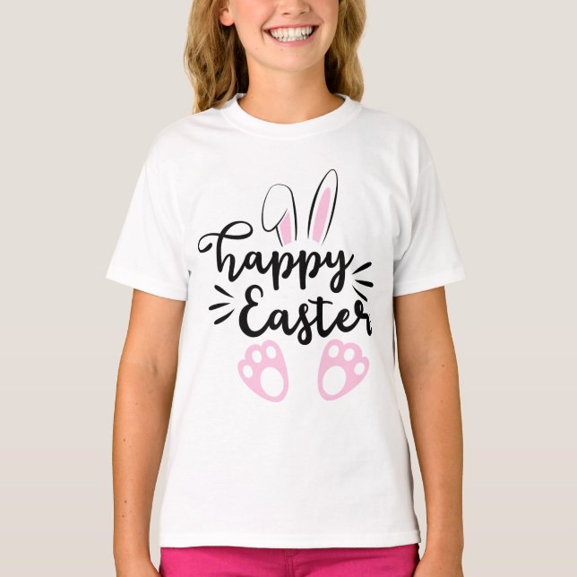 Colourful Easter eggs T-Shirt (Front)