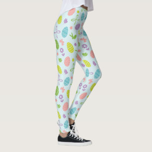 Colourful Easter Spring Pattern   Leggings