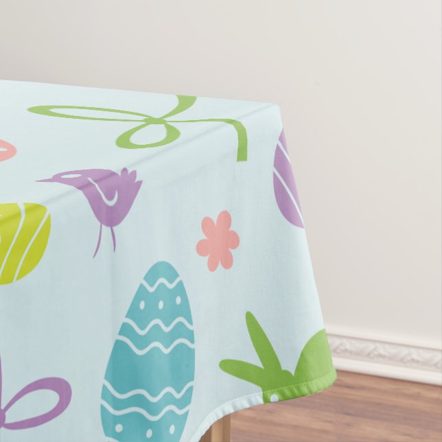 Colourful Easter Spring Pattern | Tablecloth (In Situ)