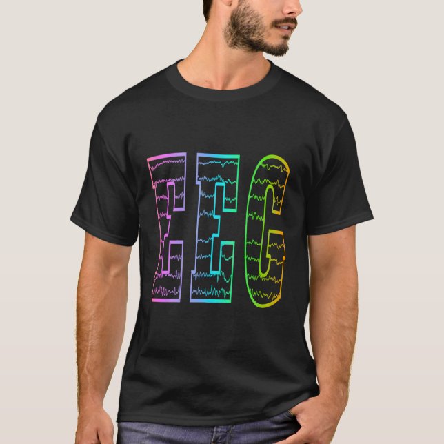 Colourful - Eeg - Neurodiagnostic Tech - Eeg Tech T-Shirt (Front)