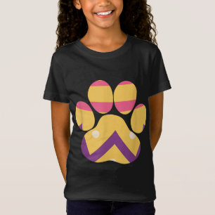 Colourful Egg Easter Paw Funny Dog Cat Lovers Gift T-Shirt
