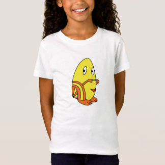 Colourful egg-shaped kawaii cute character tshirts