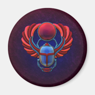 Colourful Egyptian Scarab Magnet