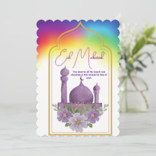 Colourful Eid Mubarak Card