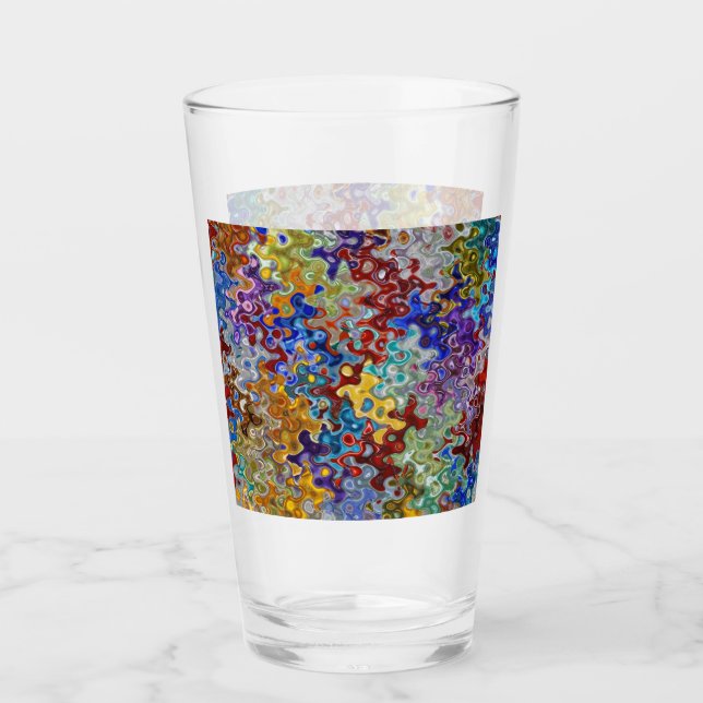 Colourful Electric Rainbow #400 Glass (Front)