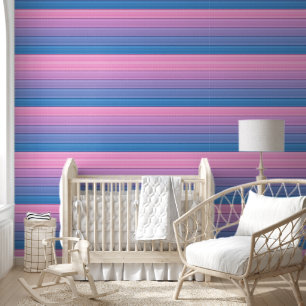Colourful elegant and stylish Striped Lines peel Wallpaper
