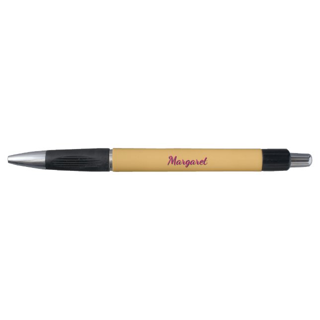 Colourful Elegant Name Pen Personalised Stationery (Front)