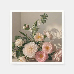 Colourful Elegant vintage-inspired flowers Napkin