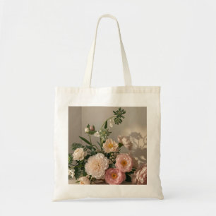 Colourful Elegant vintage-inspired flowers Tote Bag