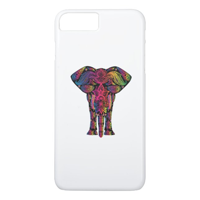 Colourful elephant cartoon Case-Mate iPhone case (Back)