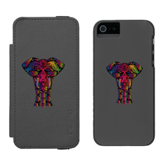 Colourful elephant cartoon incipio watson™ iPhone 5 wallet case