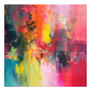Colourful Emotions Abstract Art Photo Print