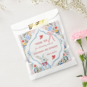 Colourful Enchanted Alice in Wonderland Birthday Favour Bags