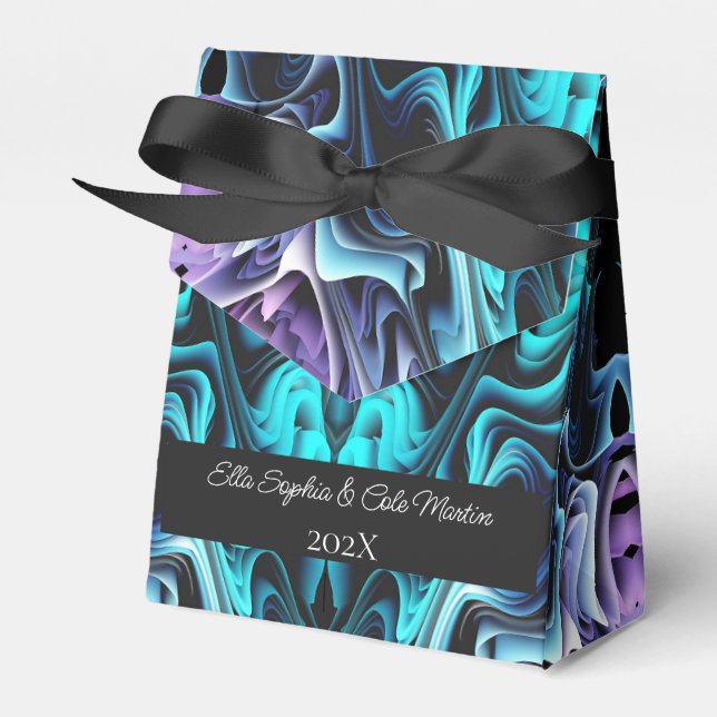 Colourful Enchantment Favour Box (Front Side)