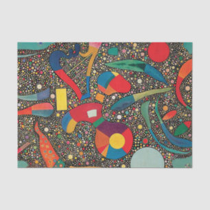 Colourful Ensemble by Wassily Kandinsky Tissue Paper
