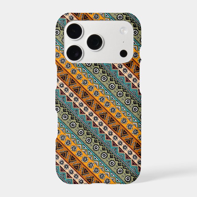 Colourful ethnic aztec patterns design (Back)