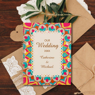 Colourful Ethnic Mandala Bold & Bright Wedding Planner
