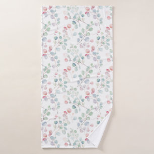 Colourful Eucalyptus Foliage Bath Towel