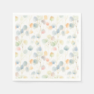 Colourful Eucalyptus Foliage Paper Napkin