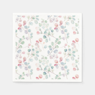 Colourful Eucalyptus Foliage Paper Napkin