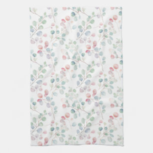 Colourful Eucalyptus Foliage Tea Towel