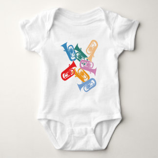 Colourful Euphoniums Baby Bodysuit